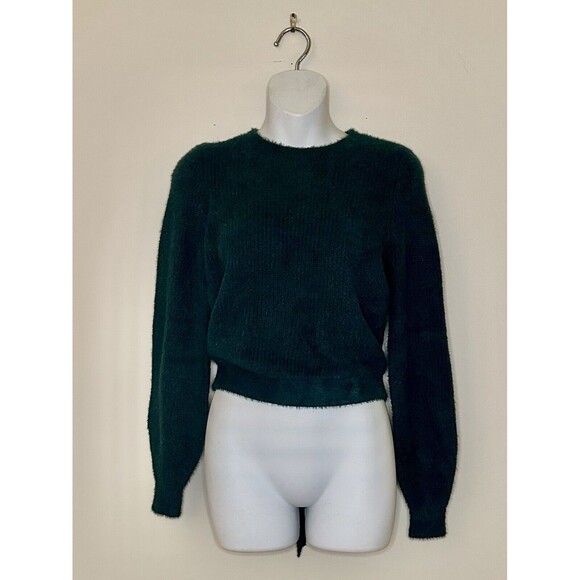 American Eagle Backless Bow Sweater Dark Green Size XXS NWT!! - Picture 3 of 6
